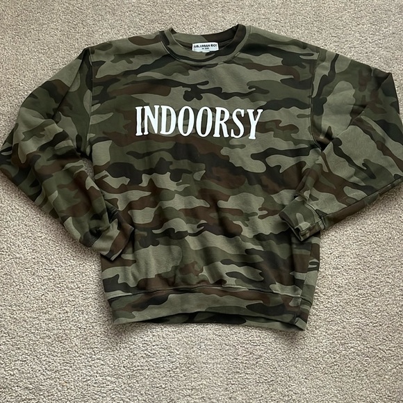 “Sub_urban Riot: Indoorsy Camo Sweatshirt size XS” - Picture 1 of 10